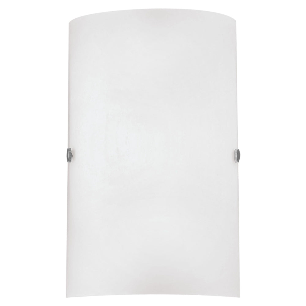 Troy 3 Wall Light Nickel-Frosted Glass Opal
